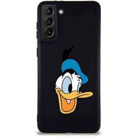 Printify Samsung Galaxy S21 Plus Soft Premier Kapak Donald Duck-A Tasarımlı Silikon Cep Telefonu Kılıfı