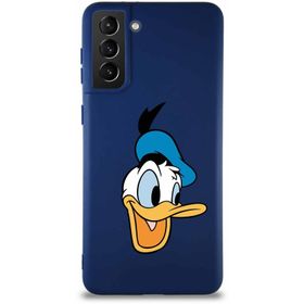 Printify Samsung Galaxy S21 Plus Soft Premier Kapak Donald Duck-A Tasarımlı Silikon Cep Telefonu Kılıfı