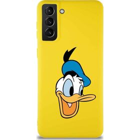 Printify Samsung Galaxy S21 Plus Soft Premier Kapak Donald Duck-A Tasarımlı Silikon Cep Telefonu Kılıfı