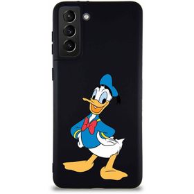 Printify Samsung Galaxy S21 Plus Soft Premier Kapak Donald Duck-C Tasarımlı Silikon Cep Telefonu Kılıfı