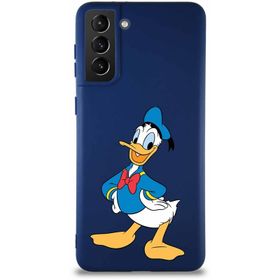 Printify Samsung Galaxy S21 Plus Soft Premier Kapak Donald Duck-C Tasarımlı Silikon Cep Telefonu Kılıfı