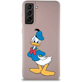 Printify Samsung Galaxy S21 Plus Soft Premier Kapak Donald Duck-D Tasarımlı Silikon Cep Telefonu Kılıfı