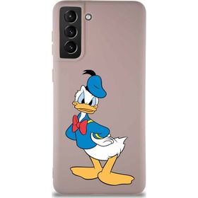Printify Samsung Galaxy S21 Plus Soft Premier Kapak Donald Duck-D Tasarımlı Silikon Cep Telefonu Kılıfı