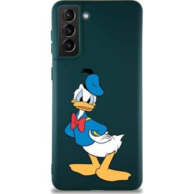 Printify Samsung Galaxy S21 Plus Soft Premier Kapak Donald Duck-D Tasarımlı Silikon Cep Telefonu Kılıfı