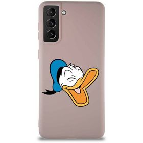 Printify Samsung Galaxy S21 Plus Soft Premier Kapak Donald Duck-E Tasarımlı Silikon Cep Telefonu Kılıfı