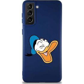 Printify Samsung Galaxy S21 Plus Soft Premier Kapak Donald Duck-E Tasarımlı Silikon Cep Telefonu Kılıfı