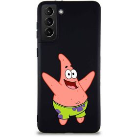 Printify Samsung Galaxy S21 Plus Soft Premier Kapak Patrick Yıldız Tasarımlı Silikon Cep Telefonu Kılıfı