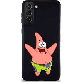 Printify Samsung Galaxy S21 Plus Soft Premier Kapak Patrick Yıldız Tasarımlı Silikon Cep Telefonu Kılıfı