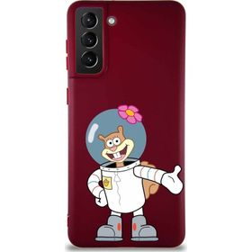Printify Samsung Galaxy S21 Plus Soft Premier Kapak Sandy Tasarımlı Silikon Cep Telefonu Kılıfı