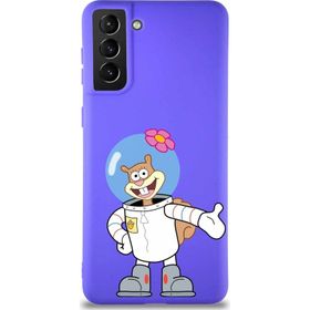 Printify Samsung Galaxy S21 Plus Soft Premier Kapak Sandy Tasarımlı Silikon Cep Telefonu Kılıfı