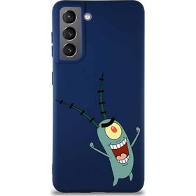 Printify Samsung Galaxy S21 Soft Premier Kapak Plankton Tasarımlı Silikon Cep Telefonu Kılıfı
