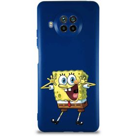 PrintiFy Xiaomi Mi 10T Lite Soft Premier Kapak Sünger Bob Tasarımlı Silikon Cep Telefonu Kılıfı