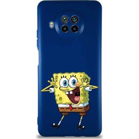 PrintiFy Xiaomi Mi 10T Lite Soft Premier Kapak Sünger Bob Tasarımlı Silikon Cep Telefonu Kılıfı