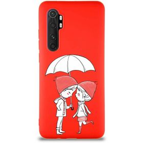 Printify Xiaomi Mi Note 10 Lite Soft Premier Kapak Aşk Tasarımlı Silikon Cep Telefonu Kılıfı