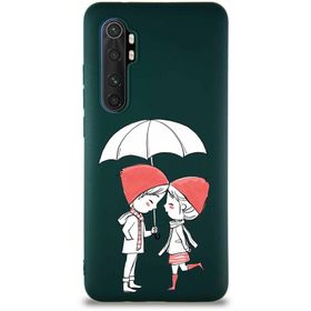 Printify Xiaomi Mi Note 10 Lite Soft Premier Kapak Aşk Tasarımlı Silikon Cep Telefonu Kılıfı
