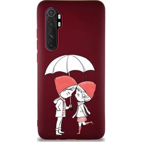 Printify Xiaomi Mi Note 10 Lite Soft Premier Kapak Aşk Tasarımlı Silikon Cep Telefonu Kılıfı