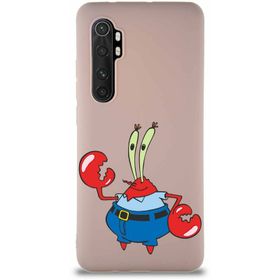 Printify Xiaomi Mi Note 10 Lite Soft Premier Kapak Bay Yengeç Tasarımlı Silikon Cep Telefonu Kılıfı