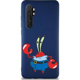 Printify Xiaomi Mi Note 10 Lite Soft Premier Kapak Bay Yengeç Tasarımlı Silikon Cep Telefonu Kılıfı