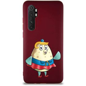 Printify Xiaomi Mi Note 10 Lite Soft Premier Kapak Bayan Puff Tasarımlı Silikon Cep Telefonu Kılıfı