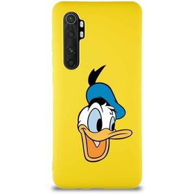 Printify Xiaomi Mi Note 10 Lite Soft Premier Kapak Donald Duck-A Tasarımlı Silikon Cep Telefonu Kılıfı