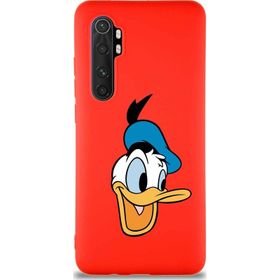Printify Xiaomi Mi Note 10 Lite Soft Premier Kapak Donald Duck-A Tasarımlı Silikon Cep Telefonu Kılıfı