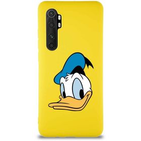 Printify Xiaomi Mi Note 10 Lite Soft Premier Kapak Donald Duck-B Tasarımlı Silikon Cep Telefonu Kılıfı