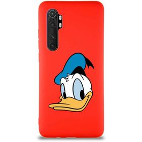 Printify Xiaomi Mi Note 10 Lite Soft Premier Kapak Donald Duck-B Tasarımlı Silikon Cep Telefonu Kılıfı