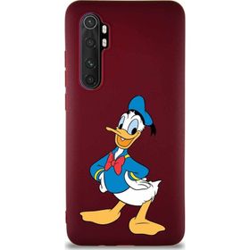 Printify Xiaomi Mi Note 10 Lite Soft Premier Kapak Donald Duck-C Tasarımlı Silikon Cep Telefonu Kılıfı