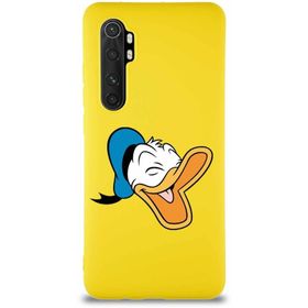 Printify Xiaomi Mi Note 10 Lite Soft Premier Kapak Donald Duck-E Tasarımlı Silikon Cep Telefonu Kılıfı