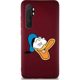 Printify Xiaomi Mi Note 10 Lite Soft Premier Kapak Donald Duck-E Tasarımlı Silikon Cep Telefonu Kılıfı
