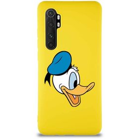 Printify Xiaomi Mi Note 10 Lite Soft Premier Kapak Donald Duck-F Tasarımlı Silikon Cep Telefonu Kılıfı