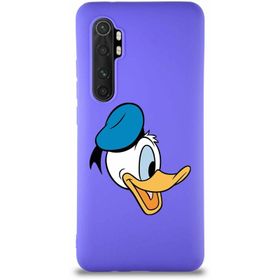 Printify Xiaomi Mi Note 10 Lite Soft Premier Kapak Donald Duck-F Tasarımlı Silikon Cep Telefonu Kılıfı