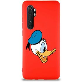 Printify Xiaomi Mi Note 10 Lite Soft Premier Kapak Donald Duck-F Tasarımlı Silikon Cep Telefonu Kılıfı