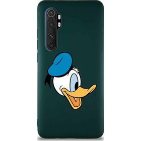 Printify Xiaomi Mi Note 10 Lite Soft Premier Kapak Donald Duck-F Tasarımlı Silikon Cep Telefonu Kılıfı