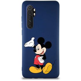 Printify Xiaomi Mi Note 10 Lite Soft Premier Kapak Mickey Mouse-C Tasarımlı Silikon Cep Telefonu Kılıfı