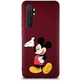 Printify Xiaomi Mi Note 10 Lite Soft Premier Kapak Mickey Mouse-C Tasarımlı Silikon Cep Telefonu Kılıfı
