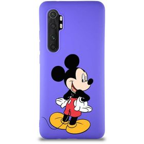Printify Xiaomi Mi Note 10 Lite Soft Premier Kapak Mickey Mouse-D Tasarımlı Silikon Cep Telefonu Kılıfı