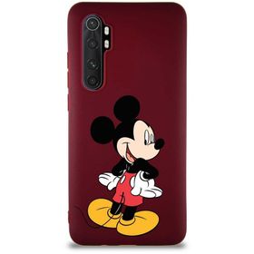 Printify Xiaomi Mi Note 10 Lite Soft Premier Kapak Mickey Mouse-D Tasarımlı Silikon Cep Telefonu Kılıfı