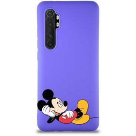 Printify Xiaomi Mi Note 10 Lite Soft Premier Kapak Mickey Mouse-F Tasarımlı Silikon Cep Telefonu Kılıfı