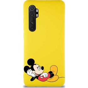 Printify Xiaomi Mi Note 10 Lite Soft Premier Kapak Mickey Mouse-F Tasarımlı Silikon Cep Telefonu Kılıfı