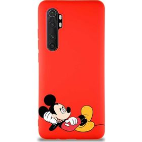 Printify Xiaomi Mi Note 10 Lite Soft Premier Kapak Mickey Mouse-F Tasarımlı Silikon Cep Telefonu Kılıfı