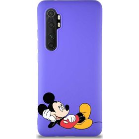 Printify Xiaomi Mi Note 10 Lite Soft Premier Kapak Mickey Mouse-F Tasarımlı Silikon Cep Telefonu Kılıfı