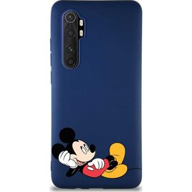 Printify Xiaomi Mi Note 10 Lite Soft Premier Kapak Mickey Mouse-F Tasarımlı Silikon Cep Telefonu Kılıfı