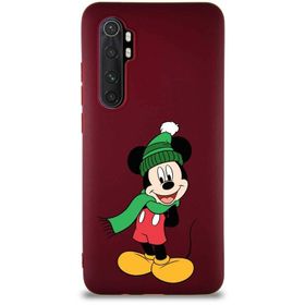Printify Xiaomi Mi Note 10 Lite Soft Premier Kapak Mickey Mouse-G Tasarımlı Silikon Cep Telefonu Kılıfı