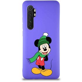 Printify Xiaomi Mi Note 10 Lite Soft Premier Kapak Mickey Mouse-G Tasarımlı Silikon Cep Telefonu Kılıfı