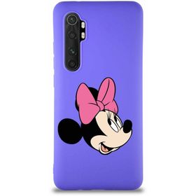 Printify Xiaomi Mi Note 10 Lite Soft Premier Kapak Minnie Mouse-A Tasarımlı Silikon Cep Telefonu Kılıfı