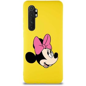 Printify Xiaomi Mi Note 10 Lite Soft Premier Kapak Minnie Mouse-A Tasarımlı Silikon Cep Telefonu Kılıfı