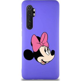 Printify Xiaomi Mi Note 10 Lite Soft Premier Kapak Minnie Mouse-A Tasarımlı Silikon Cep Telefonu Kılıfı