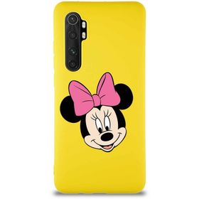 Printify Xiaomi Mi Note 10 Lite Soft Premier Kapak Minnie Mouse-C Tasarımlı Silikon Cep Telefonu Kılıfı