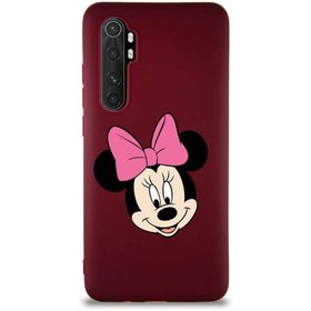 Printify Xiaomi Mi Note 10 Lite Soft Premier Kapak Minnie Mouse-C Tasarımlı Silikon Cep Telefonu Kılıfı